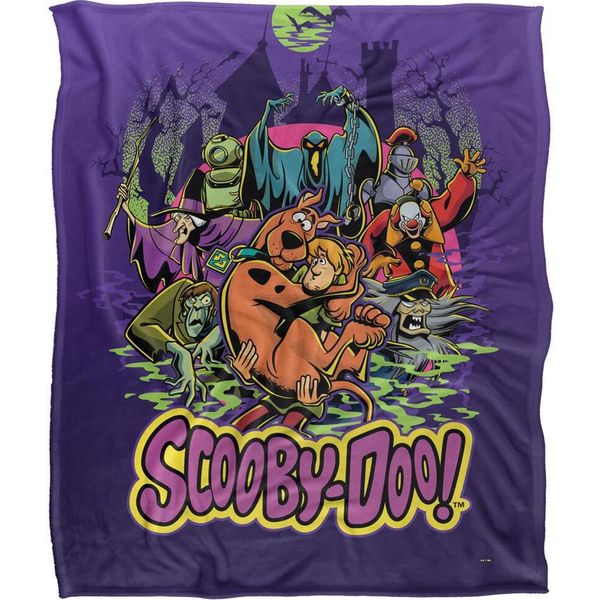 Scooby Doo - Coperta, Cattivi TV19068 (Taglia Unica) (Colorato)-image