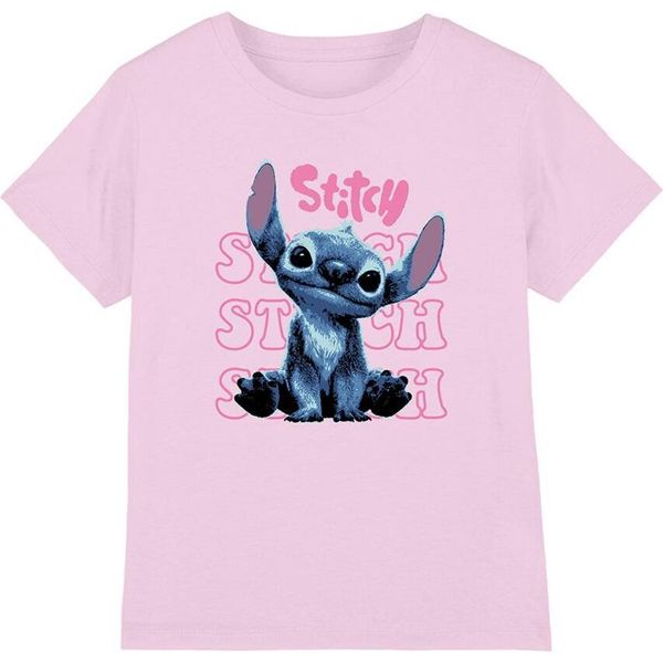 Lilo & Stitch - Maglietta "Cute As Can Be"" Per Ragazze TV19823 (104) (Rosa Chiaro)"-image
