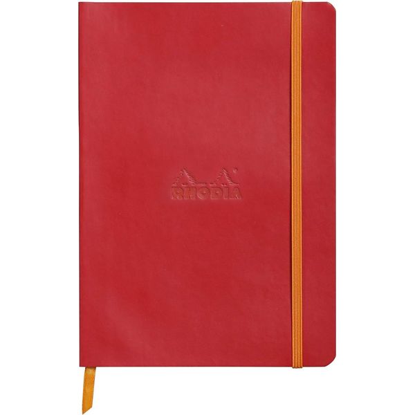 Rhodia 117820C Quaderno Rhodia Rhodiarama, Din A5, A Scacchi, Papavero-image