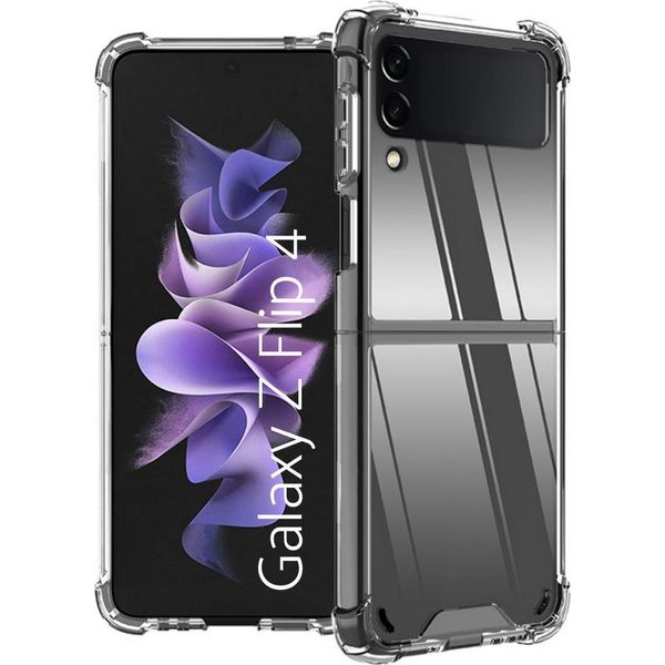 Custodia Per Samsung Galaxy Z Flip 4 - Custodia Trasparente Antiurto Per Telefoni Cellulari Custodia Protettiva Antigraffio Ultra Sottile Phonillico-image