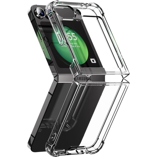 Custodia Per Samsung Galaxy Z Flip 6 - Custodia Trasparente Antiurto Per Telefoni Cellulari Custodia Protettiva Antigraffio Ultra Sottile Phonillico-image