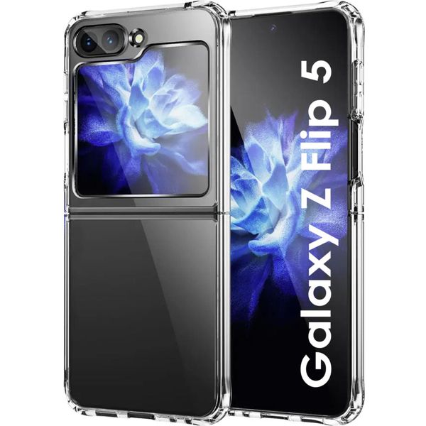 Custodia Per Samsung Galaxy Z Flip 5 - Custodia Trasparente Antiurto Per Telefoni Cellulari Custodia Protettiva Antigraffio Ultra Sottile Phonillico-image