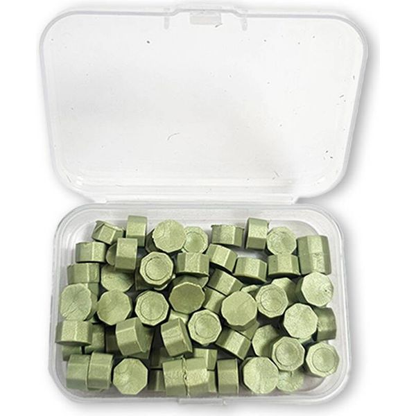 Stamperia - Perle Di Cera - Perle Di Cera - Set Di Cera - Grigio-Verde 20 G-image