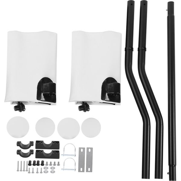 Kayak Gonfiabile -Stabilizzatore In Pvc -Canoa -Outrigger -Kit Galleggiante Di Equilibrio -Accessori Bianco-image