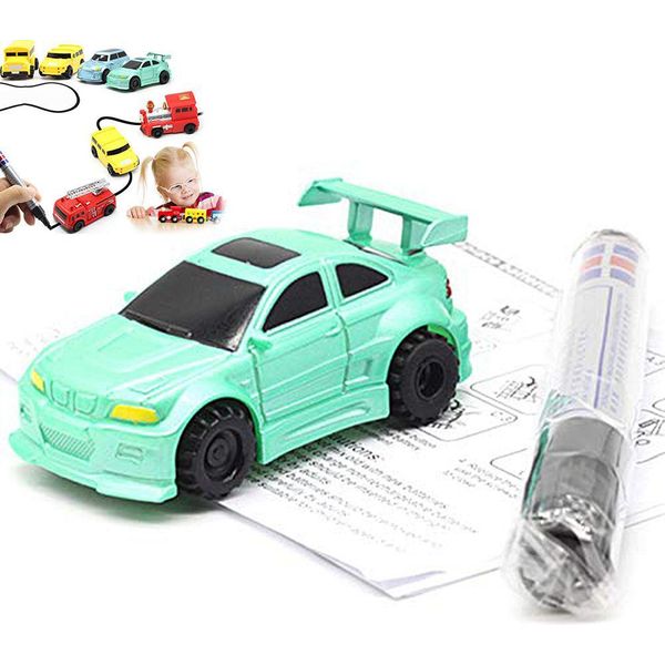 Auto Che Segue Le Linee, Con Carta E Penna, Giocattolo Tecnologico Educativo Per Bambini, Giocattolo Educativo-image