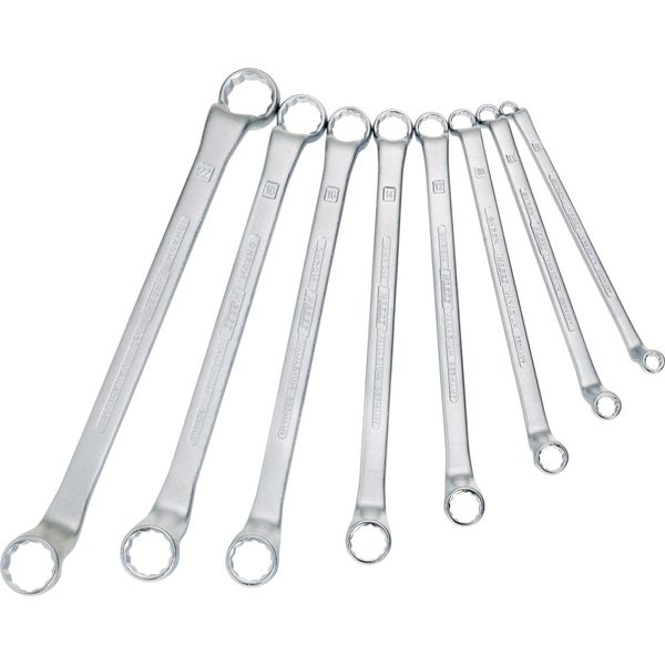 Hazet 630/8 Set Di Chiavi A Bussola Esagonale A Doppia Punta ∙ Profilo Di Azionamento Esterno A Doppio Esagono ∙ 6 X 7 - 21 X 22 ∙ Numero Di Utensili: 8-image