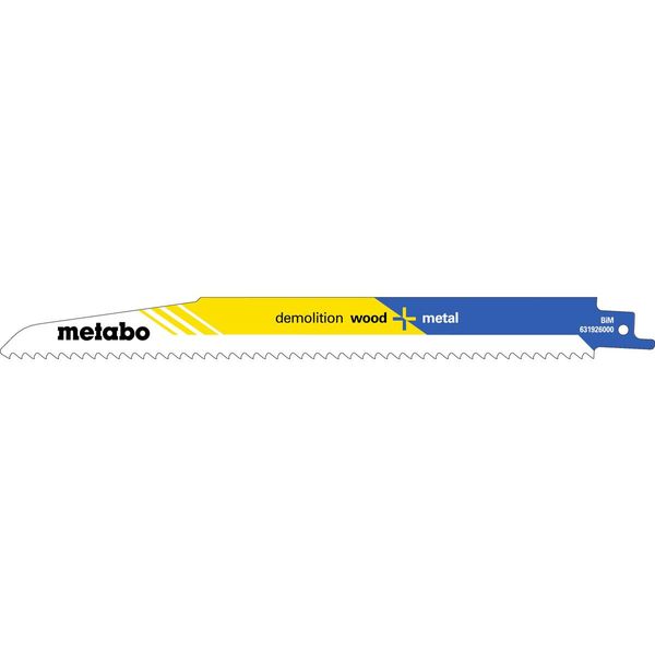 5 Lame Per Sega Universale Bim "Demolizione Legno + Metallo"" - 225 X 1,6 Mm"-image
