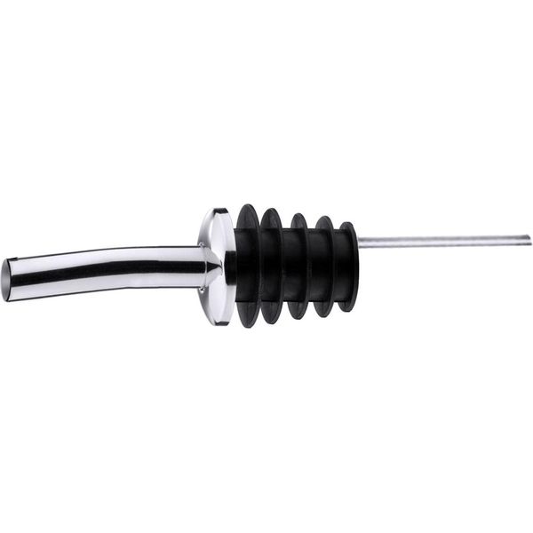 Versatore Per Bottiglie Senza Tappo In Acciaio Inox, Altamente Lucidato, Con Tappo In Polipropilene, Con Tubo Di Sfiato, Adatto A Tutti I Liquidi, Per Bottiglie Da 0,7 A 1,0 Litri-image