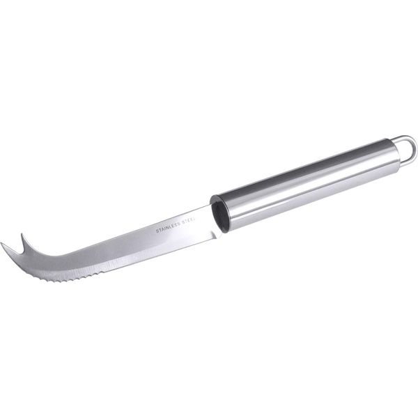 Coltello Da Cocktail Della Serie Polaris, Manico In Acciaio Inossidabile 18/10 Satinato, Lama Seghettata In Acciaio Inossidabile 18/0 Lucidato E Affilato, Con Due Punte Per Infilzare Gli Agrumi-image