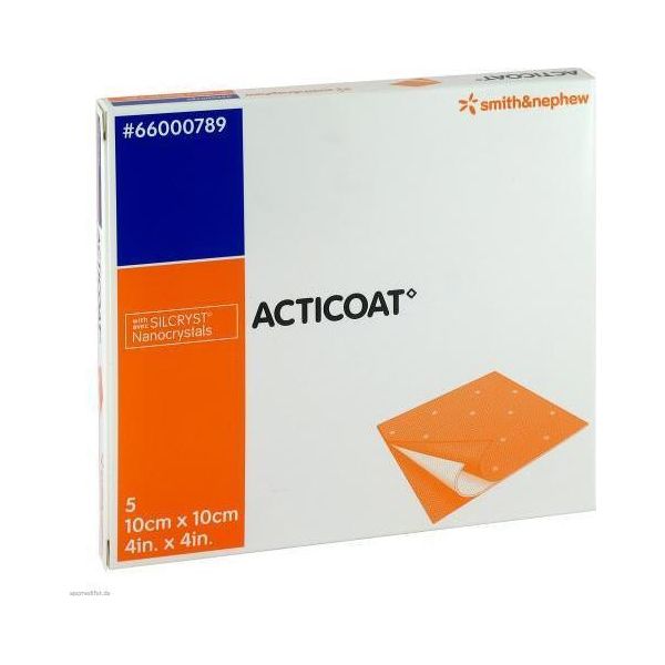 Acticoat 10X10 Cm Medicazione Antimicrobica Per Ferite 5 Pz-image