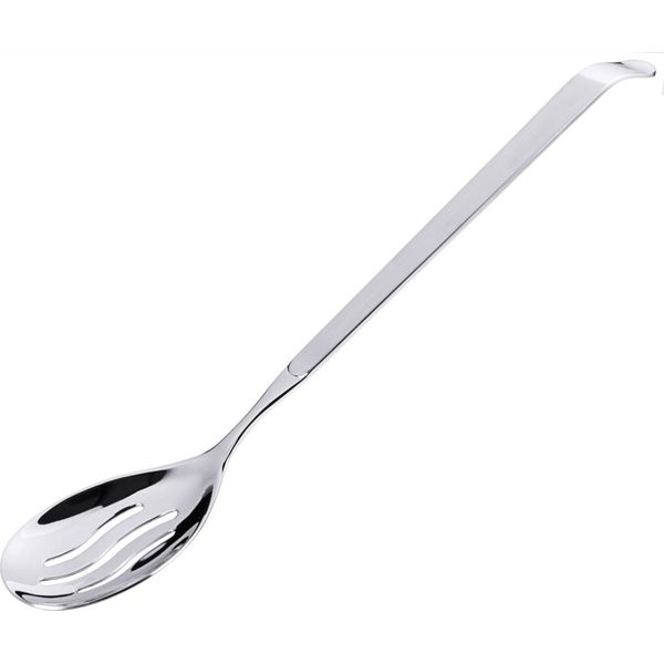 Cucchiaio Per Scaldavivande Contacto Buffet One 37 Cm, Forato Longitudinalmente, Chiuso, Acciaio Inox, Lucido, Senza Saldature, Manico Angolato-image