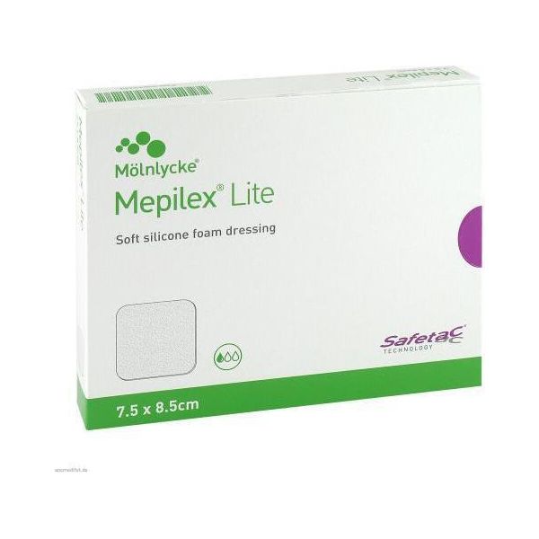 Medicazione In Schiuma Mepilex Lite 7,5X8,5 Cm Sterile 5 Pz-image