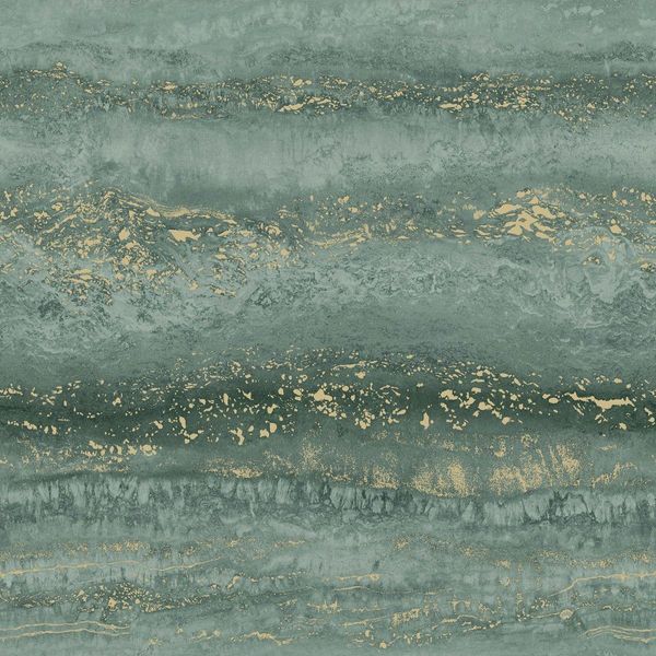 Muriva - Carta Da Parati "Semper"", Marmorizzata AG2317 (10 M X 53 Cm) (Verde Giada)"-image