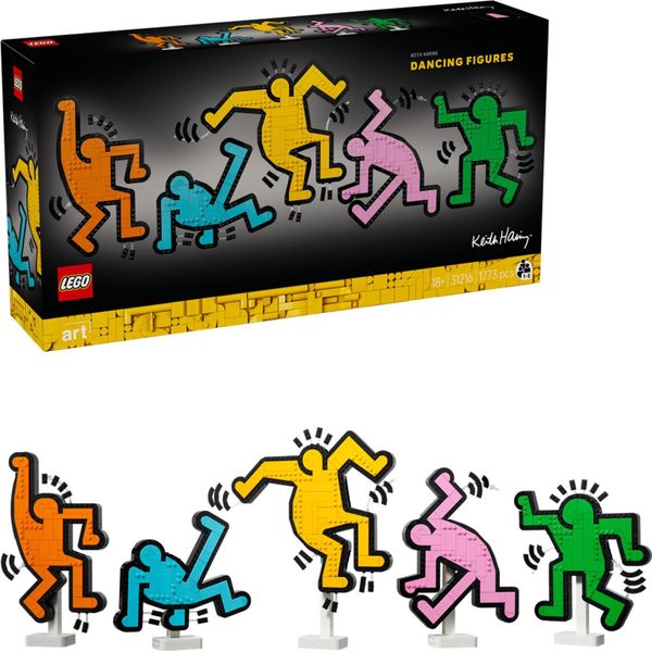 Lego Art 31216 Keith Haring - Dancing Figures-image
