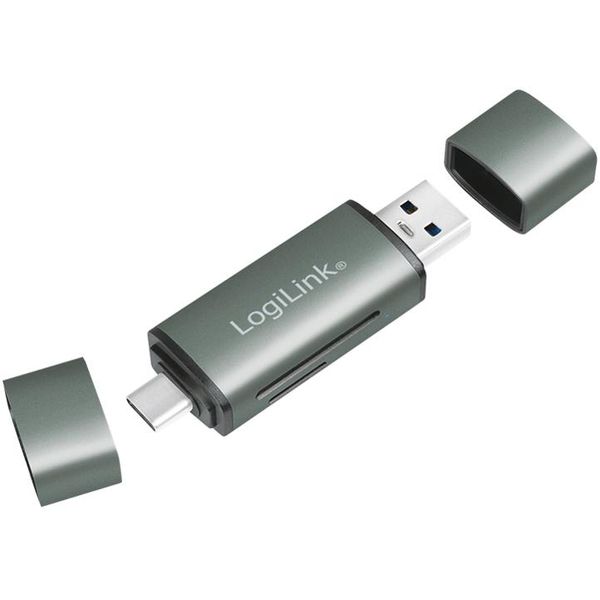 Logilink CR0043 Lettore Di Schede Logilink Usb 3.2 Gen1, Sd/Micro Sd, Alluminio-image