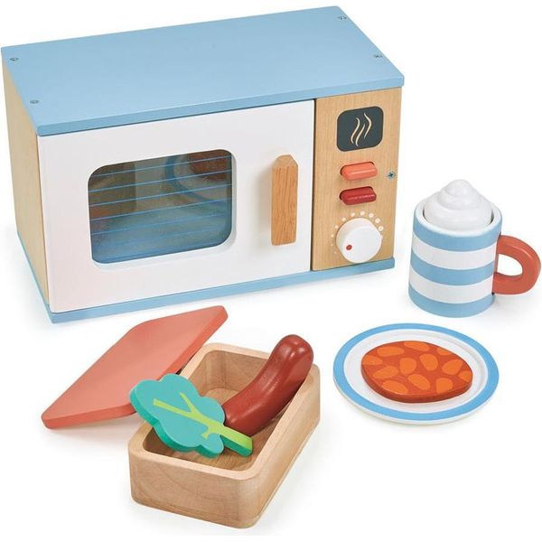 Mentari Giocattolo In Legno Microonde Cucina Giocattolo Bambini-image