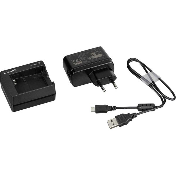 Panasonic DMW-BTC12E - Caricabatteria - Per Panasonic DMW-BLC12, DMW-BLC12E, DMW-BLG10, DMW-BLG10E, DMW-BLH7-image