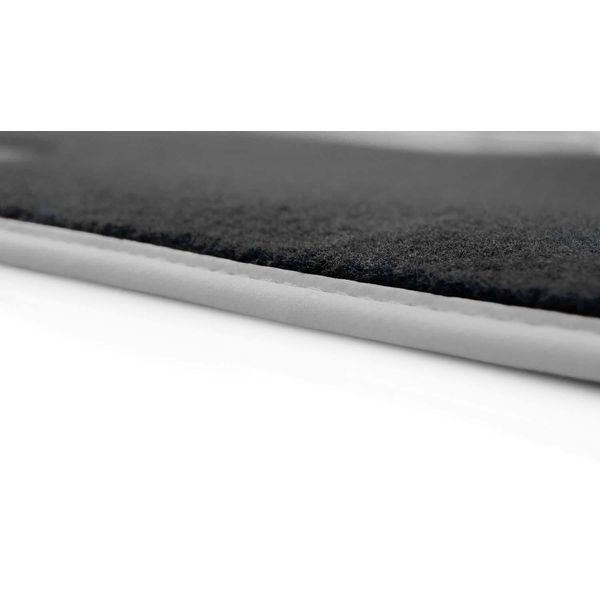 Tappetini Adatti Per Audi A4 S4 RS4 B8 8K S-Line / A5 Sportback Tappeto Velours Per Auto, 4 Pezzi, Pelle Nabuk Argento-image