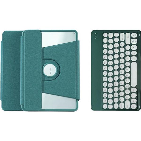 Inf Ipad 5/6 (2017/2018) 9.7" Custodia Con Tastiera Bluetooth Girevole A 360°"-image