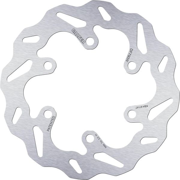 Disco Freno Galfer DF790W Wave® Rigido Posteriore 230X4Mm Per Ktm Duke Rc, Husqvarna Svartpilen Vitpilen Adventure 125 - 701 Ccm Anno 2011 - 2025-image
