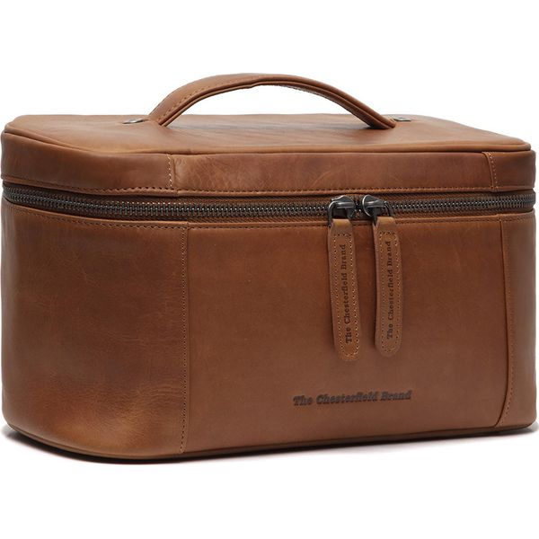 The Chesterfield Brand Borsa Trucco Limone Toilet Bag Cognac Marrone Chiaro-image