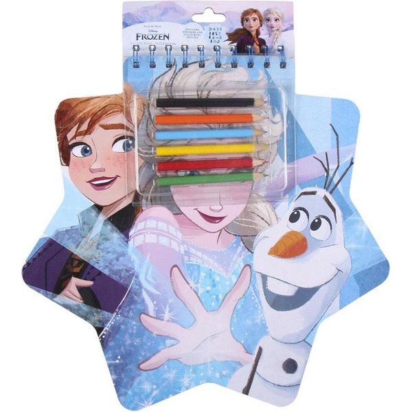 Quaderno Disney Frozen 2 Colorato - Taccuino E Quaderno Da Disegno Con Motivo Frozen-image