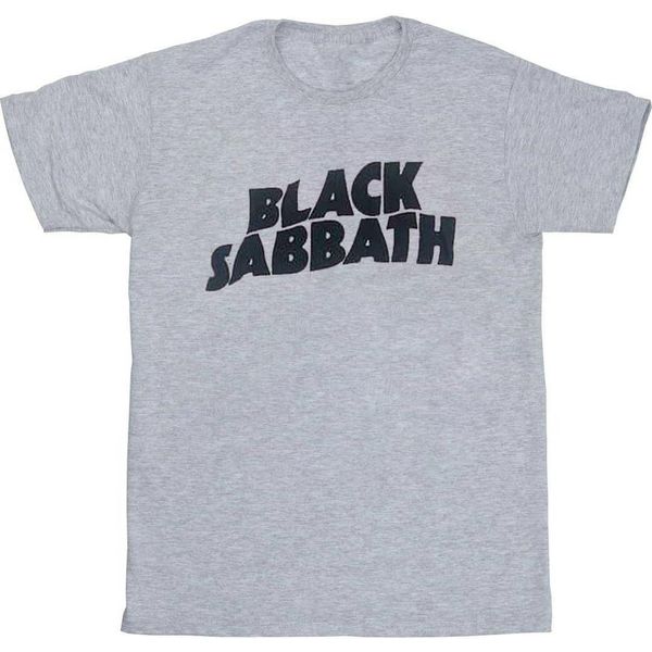 Black Sabbath - Maglietta Logo Per Uomo/Donna Unisex RO2847 (L) (Grigio)-image
