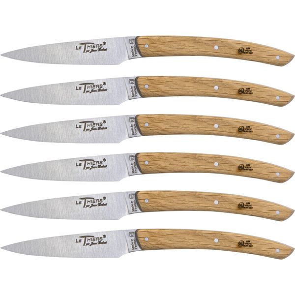 Set Di Coltelli Jean Dubost Laguiole 6 Pezzi, Legno Di Quercia-image