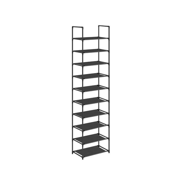In And Outdoormatch Scarpiera In Metallo Alek - Altezza 173Cm - 10 Paia Di Scarpe - Mobile Per Scarpe-image