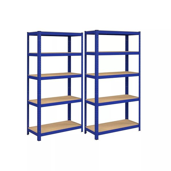 In And Outdoormatch Anais - 40 X 90 X 180 Cm - Set Di 2 - Ripiano Portaoggetti - Metallo - Portata 175 Kg - Regolabile-image