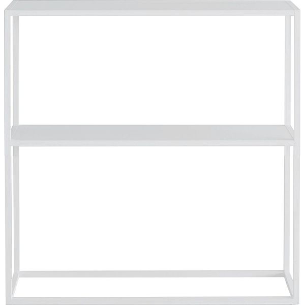 In And Outdoormatch Consolle Saylor - Tavolino - 80X79,5X26 Cm - Bianco - Acciaio - Design Moderno-image