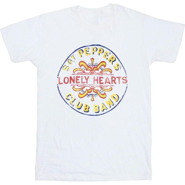 The Beatles - Maglietta "Painted Pepper"" Per Bambini/Donne Unisex RO11147 (S) (Weiß)"-image