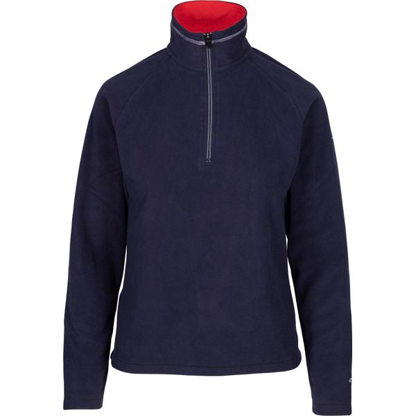 Trespass Damen Skylar - Top In Pile TP3975 (M) (Marineblau/Rot)-image