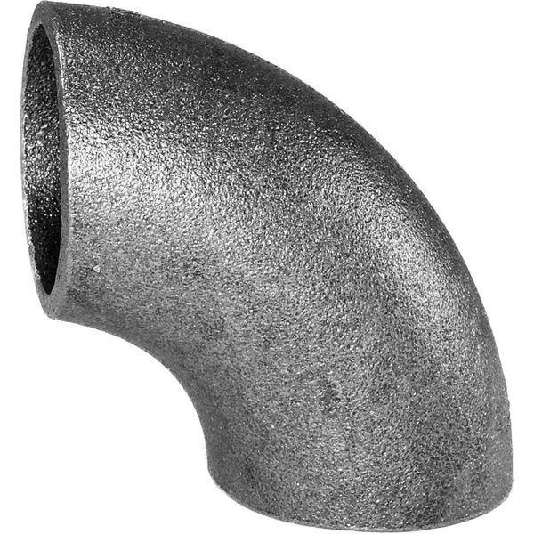 Gomito A Saldare 90 Gradi Corto 42,4 Mm 1 1/4" Dn 32 Nero : 42,4 Mm Dimensione: 42,4 Mm"-image