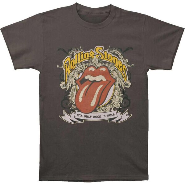 The Rolling Stones - Maglietta "It's Only Rock & Roll"" Per Bambini/Ragazzi Unisex RO648 (Xxl) (Anthrazit)"-image