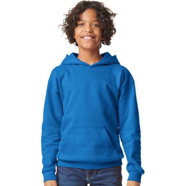 Gildan - Felpa Con Cappuccio "Softstyle"" Per Bambini PC7459 (152-158) (Blu Reale)"-image