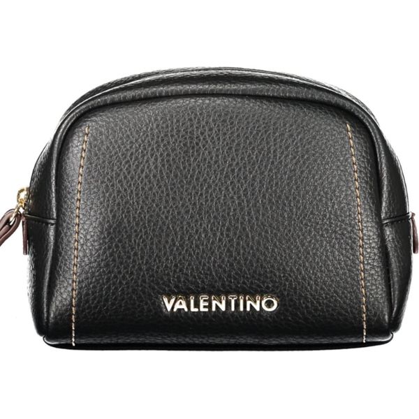 Elegante Beauty Case Da Donna In Nero Con Dettagli E Logo A Contrasto-image