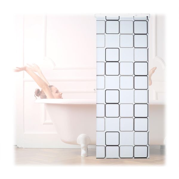 Relaxdays 10026666_1051 Relaxdays Duschrollo Square 80,0 X 240,0 Cm-image