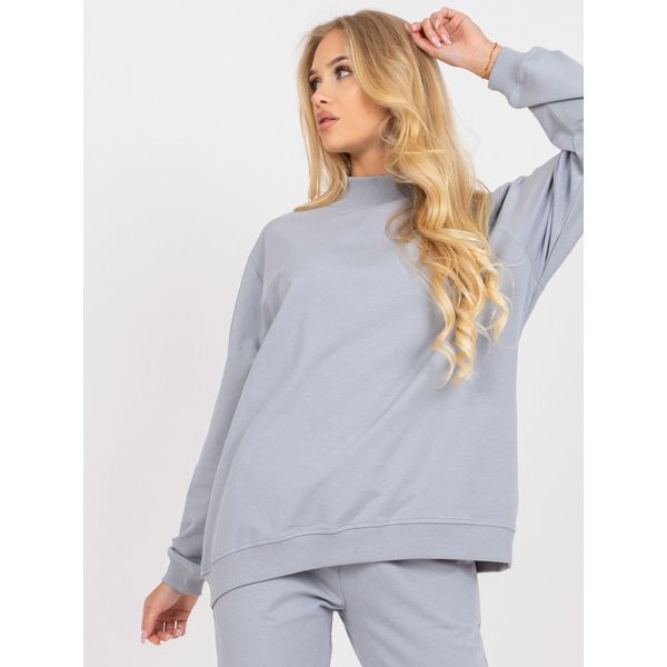Felpa Basic Feel Good Da Donna Levin Grigio S/M-image