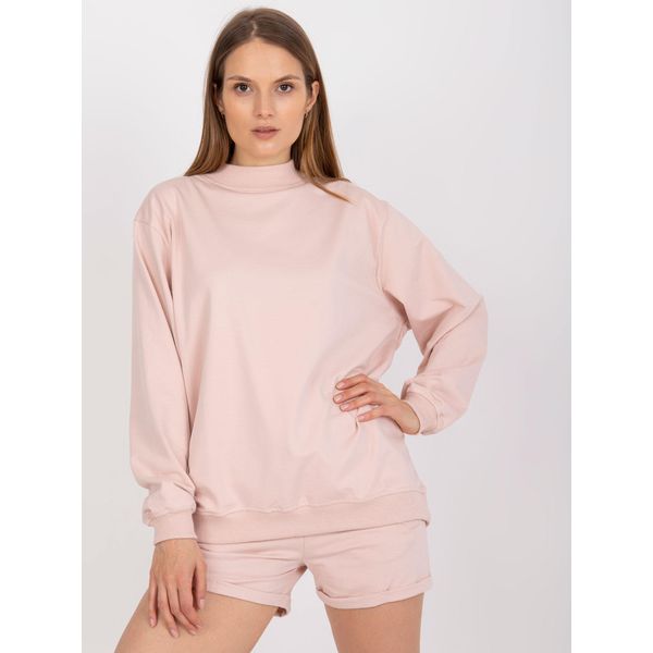 Felpa Basic Feel Good Da Donna Levin Rosa Chiaro L/Xl-image