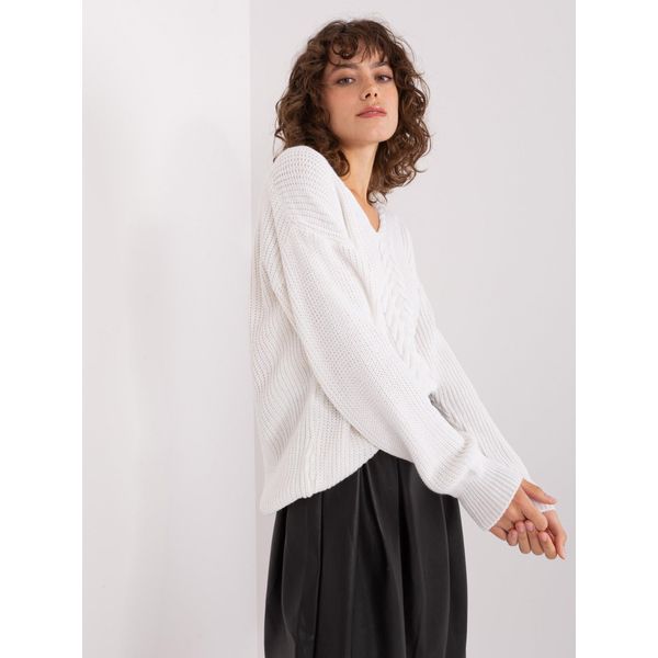 Badu Maglione Classico Da Donna Malungani Ecru Universale-image