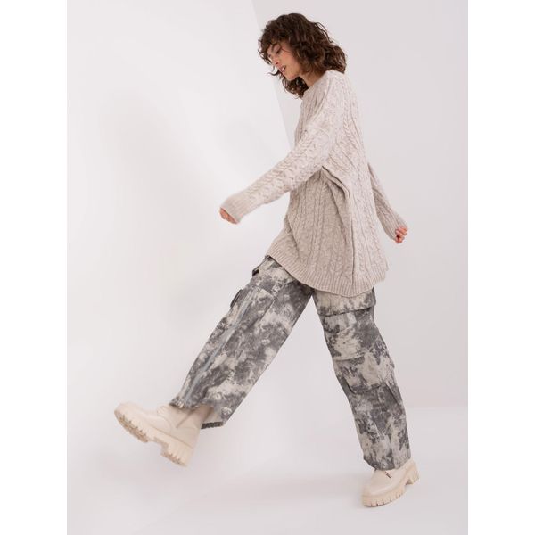 Badu Maglione Classico Da Donna Xilenge Beige Universale-image