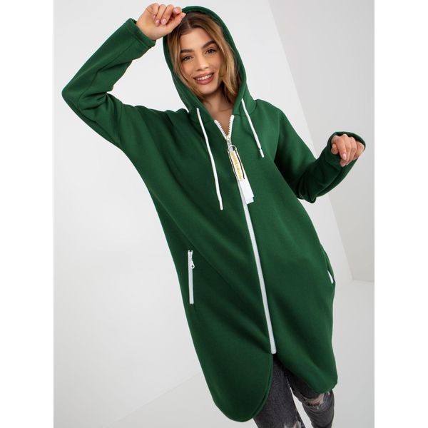 Relevance Felpa Lunga Da Donna Belanete Verde Scuro S/M-image