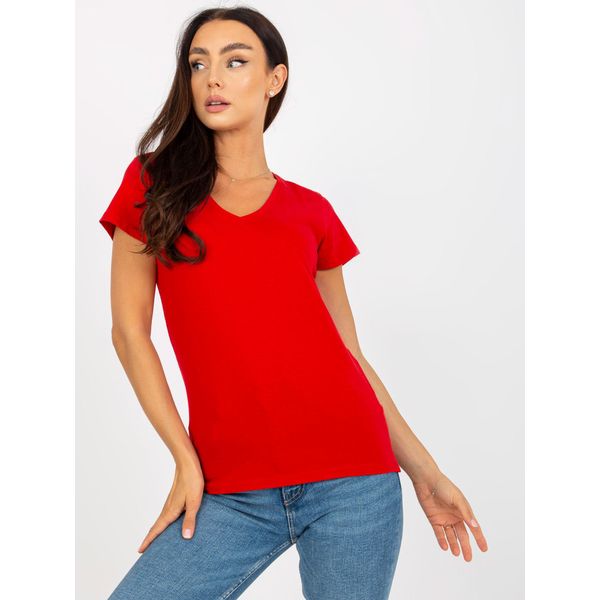 T-Shirt Basic Feel Good A Maniche Corte Da Donna Milsent Red Xl-image