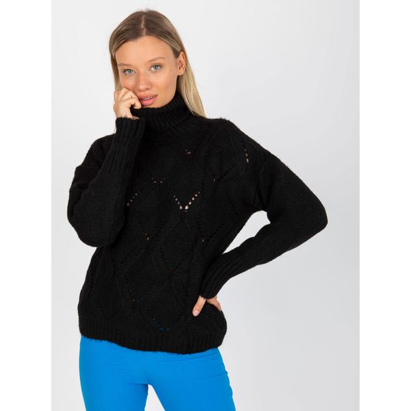 Rue Paris Maglione Classico Da Donna Tefach Nero Universale-image