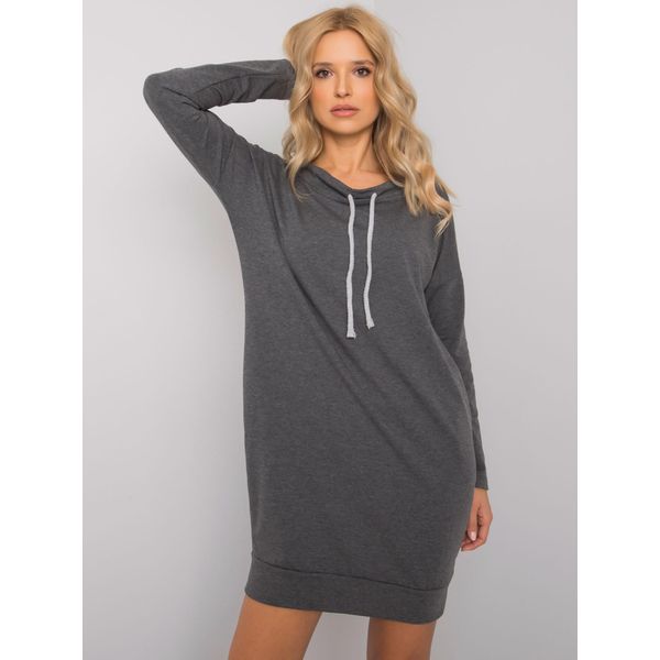 Relevance Donna Gnoolga Abito In Felpa Grigio Scuro S/M-image