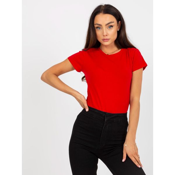 Maglietta Basic Feel Good A Maniche Corte Da Donna Sedley Rosso M-image