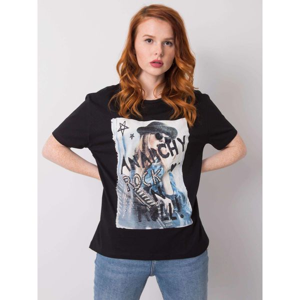 H&B T-Shirt A Maniche Corte Da Donna Edgerley Nero S-image
