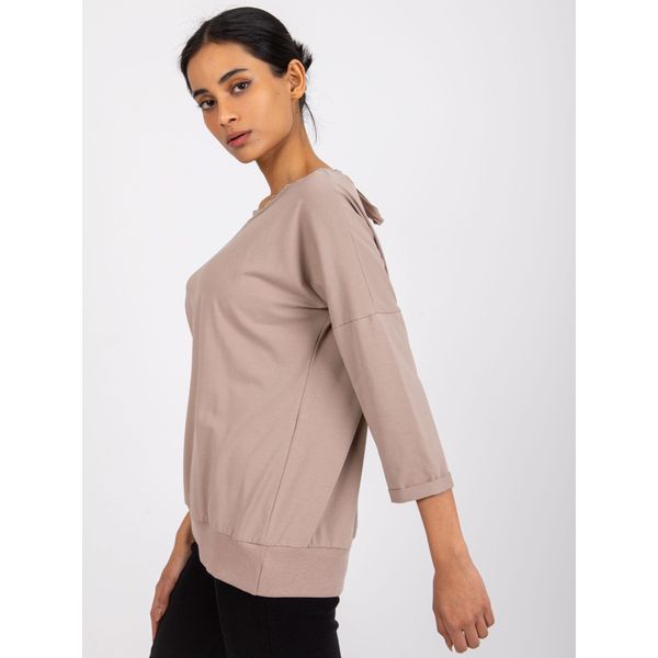 Rue Paris Camicetta Da Donna Fellag Beige Scuro S/M-image