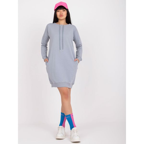 Felpa Basic Feel Good Donna Abito Firoozah Grigio M-image